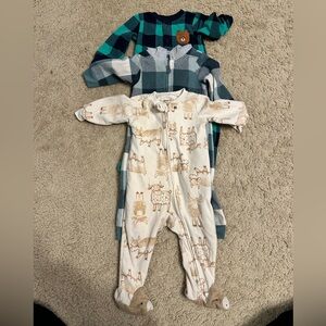 Set of 3 Carters fleece pajamas